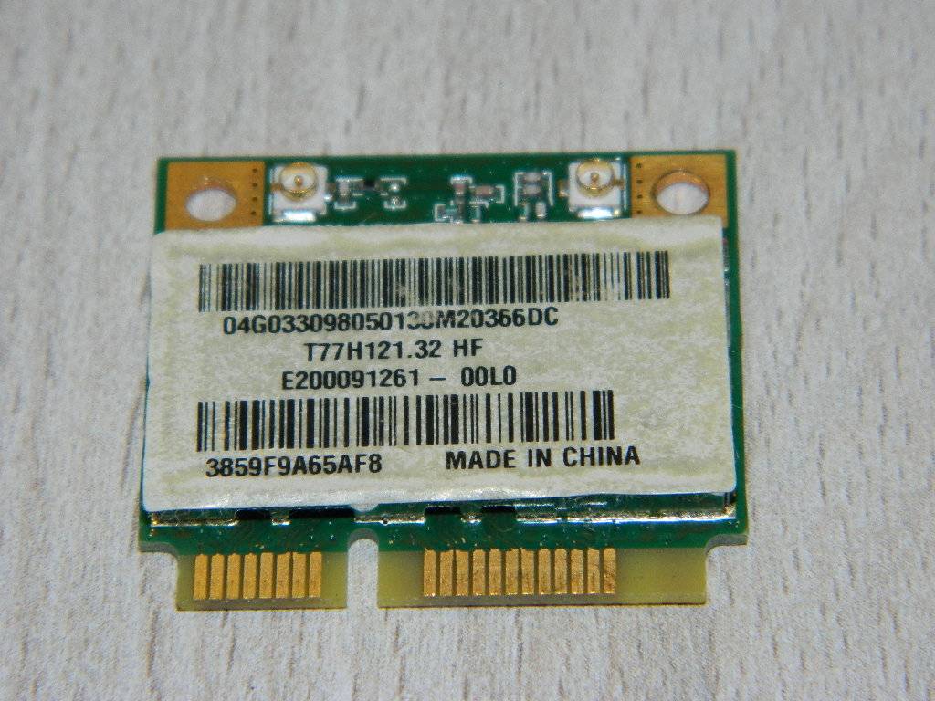 Asus X54H Carte wifi T77H121.32