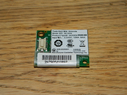 Fujitsu Amilo Pi 2550 Carte modem Model: ML3054