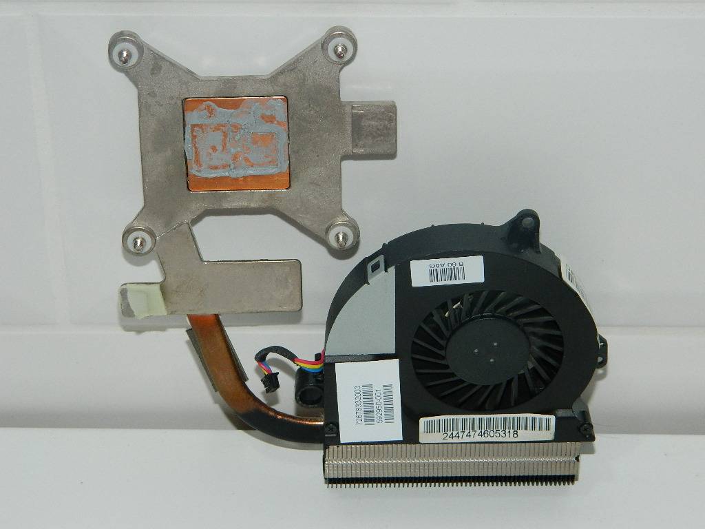 HP Elitebook 8440P (PC1) Ventilateur + radiateur réf : 592951-001 / 592950-001