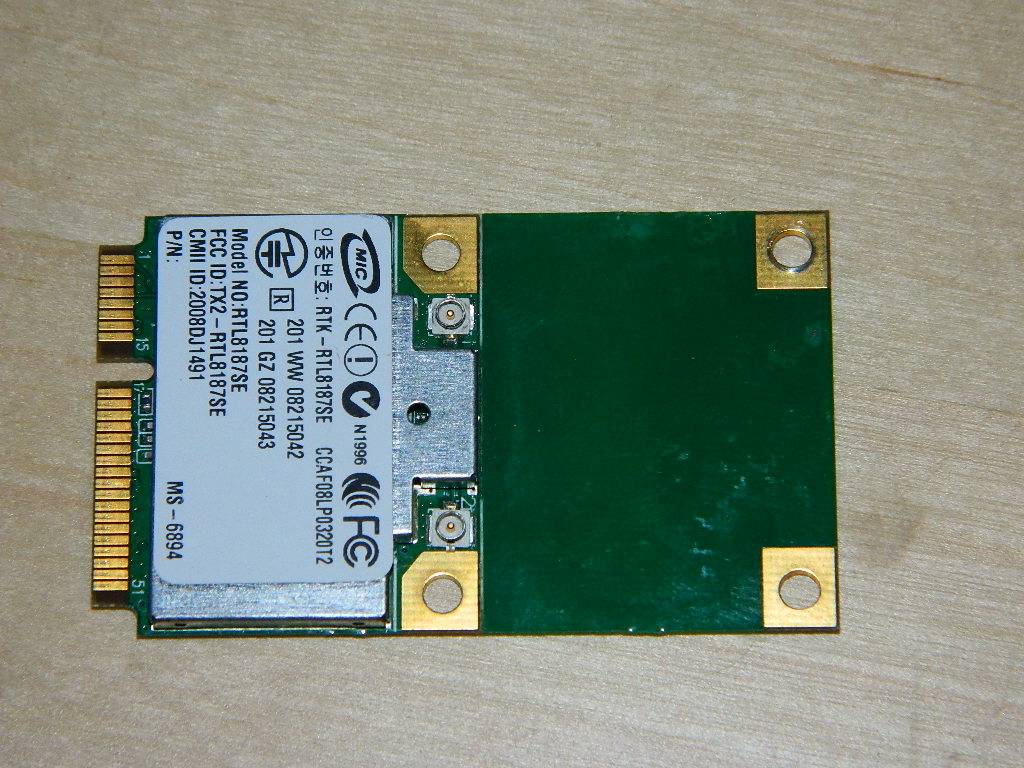 MSI notebook 4211B  Carte wifi model n° RTL8187SE