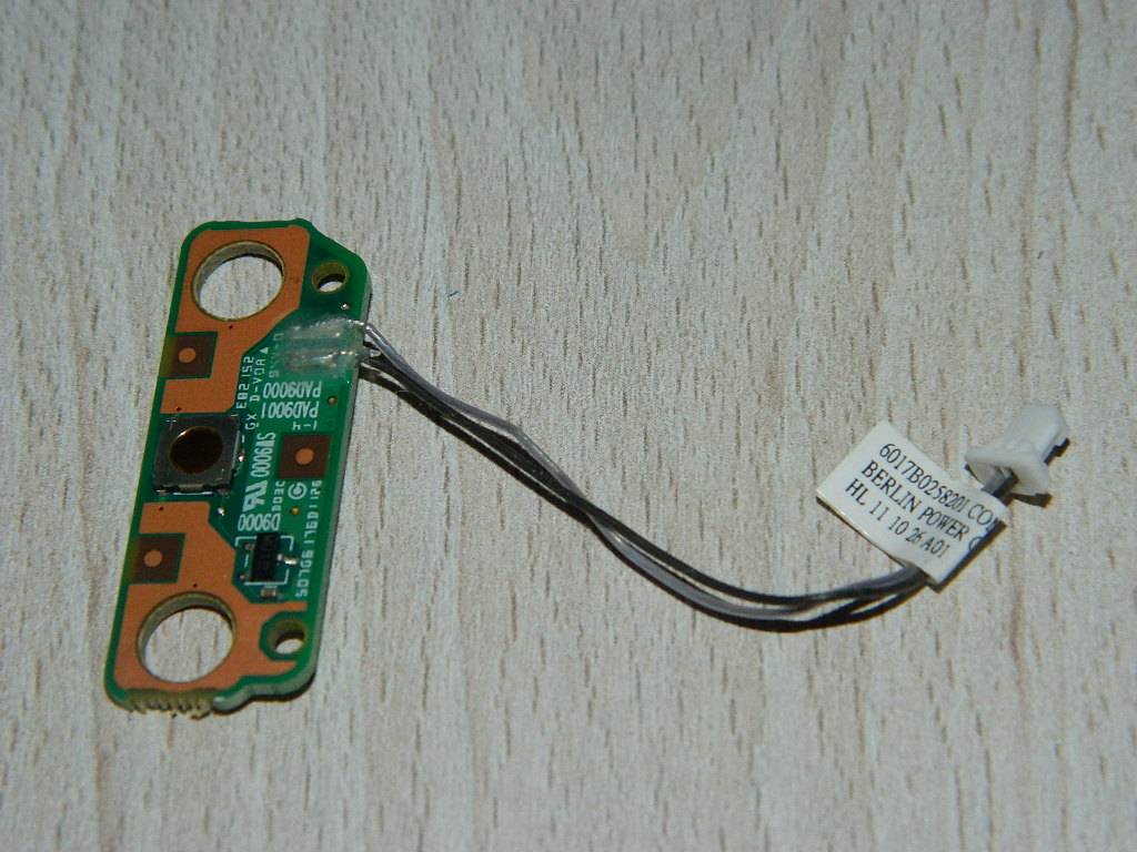 Toshiba PRO C650-EZ1551 Module bouton power 6017B0258201