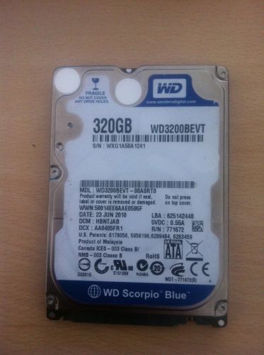 WD SCORPIO BLUE 320 GO WD3200BPVT